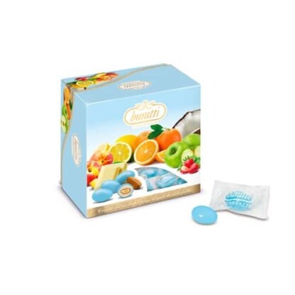 vassoio confetti alla frutta azzurri