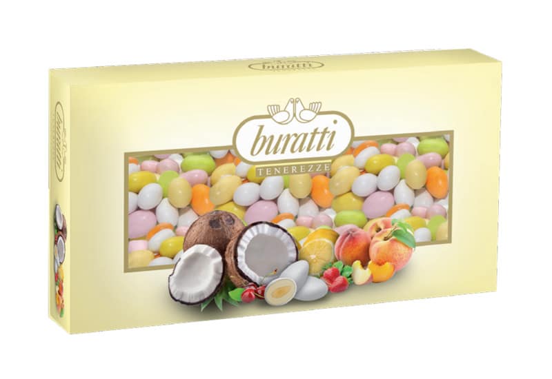 BURATTI CONFETTI CON Ripieno alla Frutta Gusti Assortiti Tenerezze Misto  Frut EUR 27,99 - PicClick IT