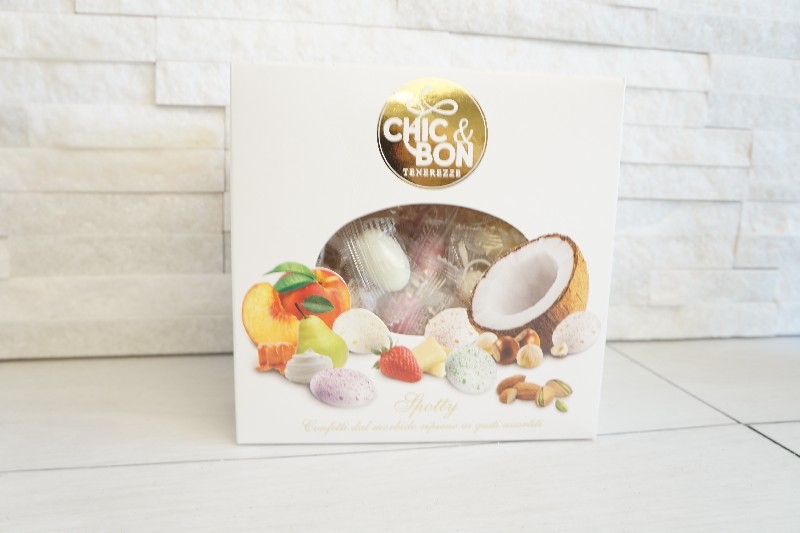 vassoio confetti frutta